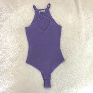 Fashion Nova Lavender Bodysuit